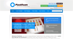 Desktop Screenshot of plastifoam.com